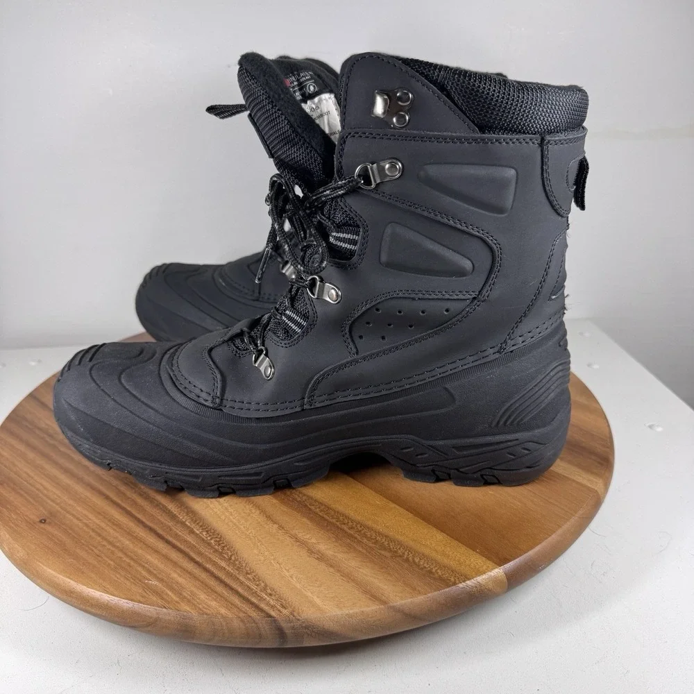 London Fog Thinsulate Insulated Waterproof‎ Winter Boots Men Size 12
